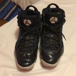 Air Jordan 6 rings blk&gold
